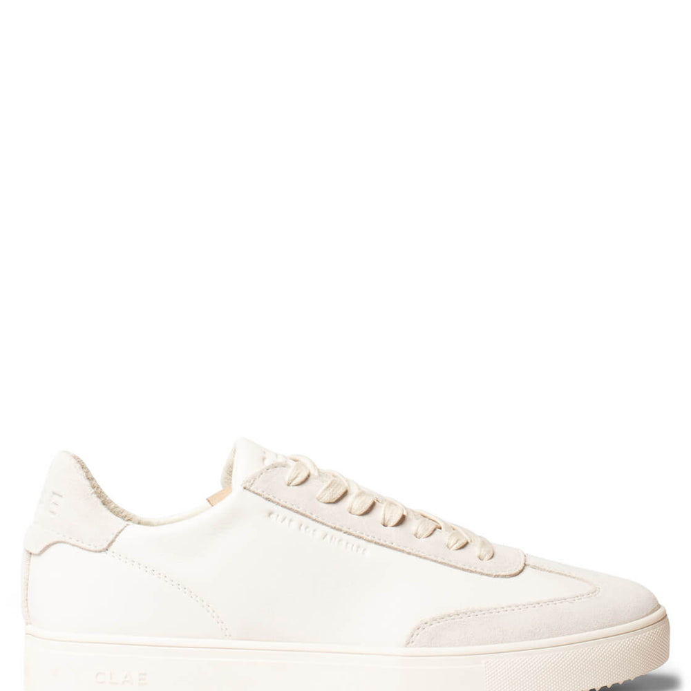 Clae Shoes Deane Leather white triple offwhite