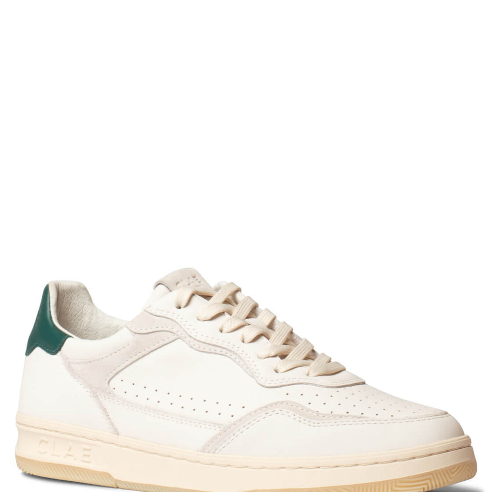 Clae Shoes Haywood Leather beige offwhite botanical garden
