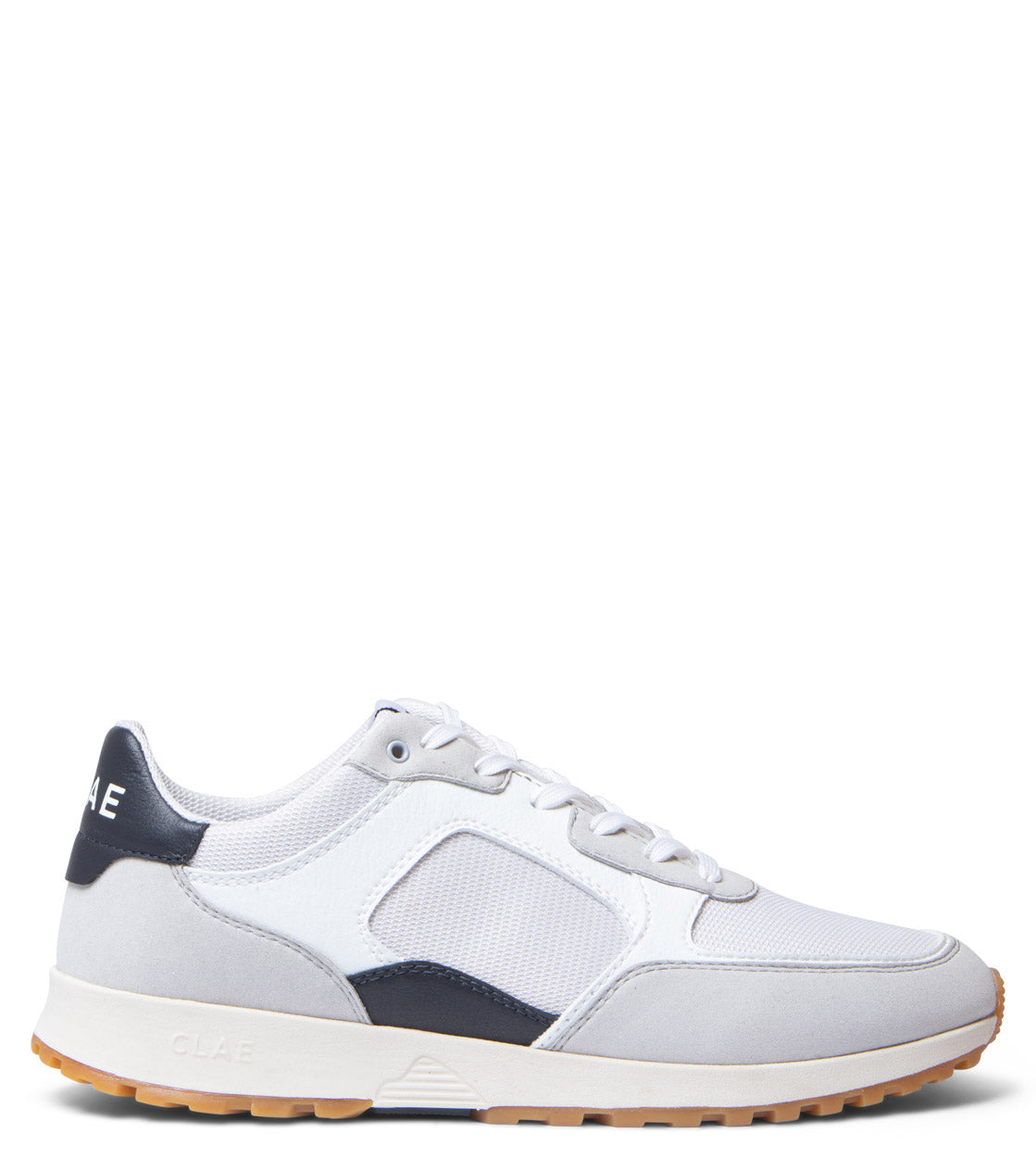 Clae Shoes Joshua grey microchip/white navy