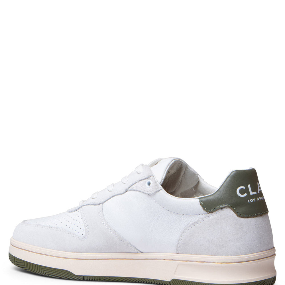 
                      
                        Clae Shoes Malone white leather olive
                      
                    