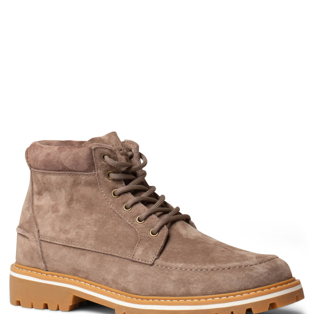 Clae Shoes Romare Leather brown portabella suede