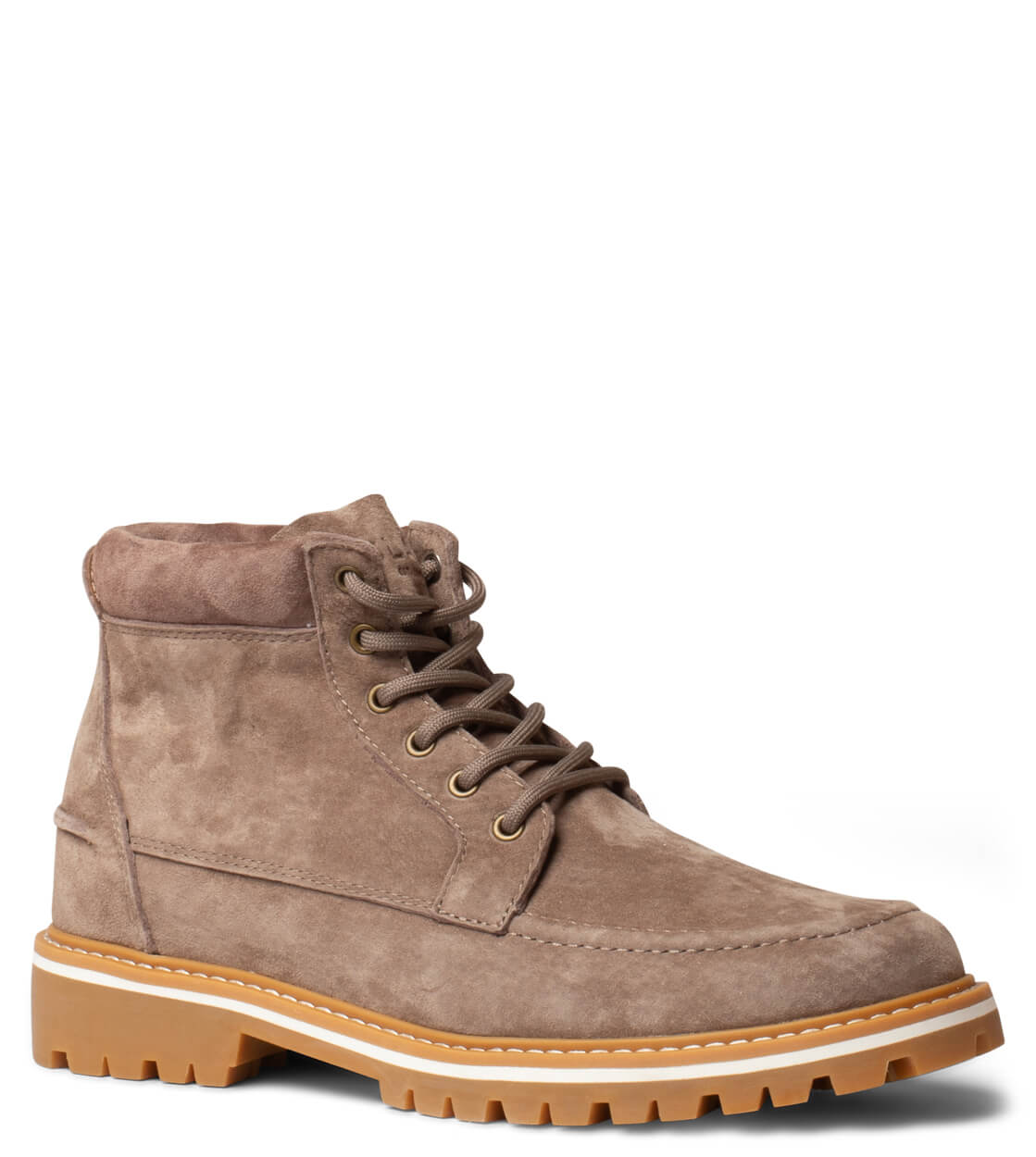 Clae Shoes Romare Leather brown portabella suede
