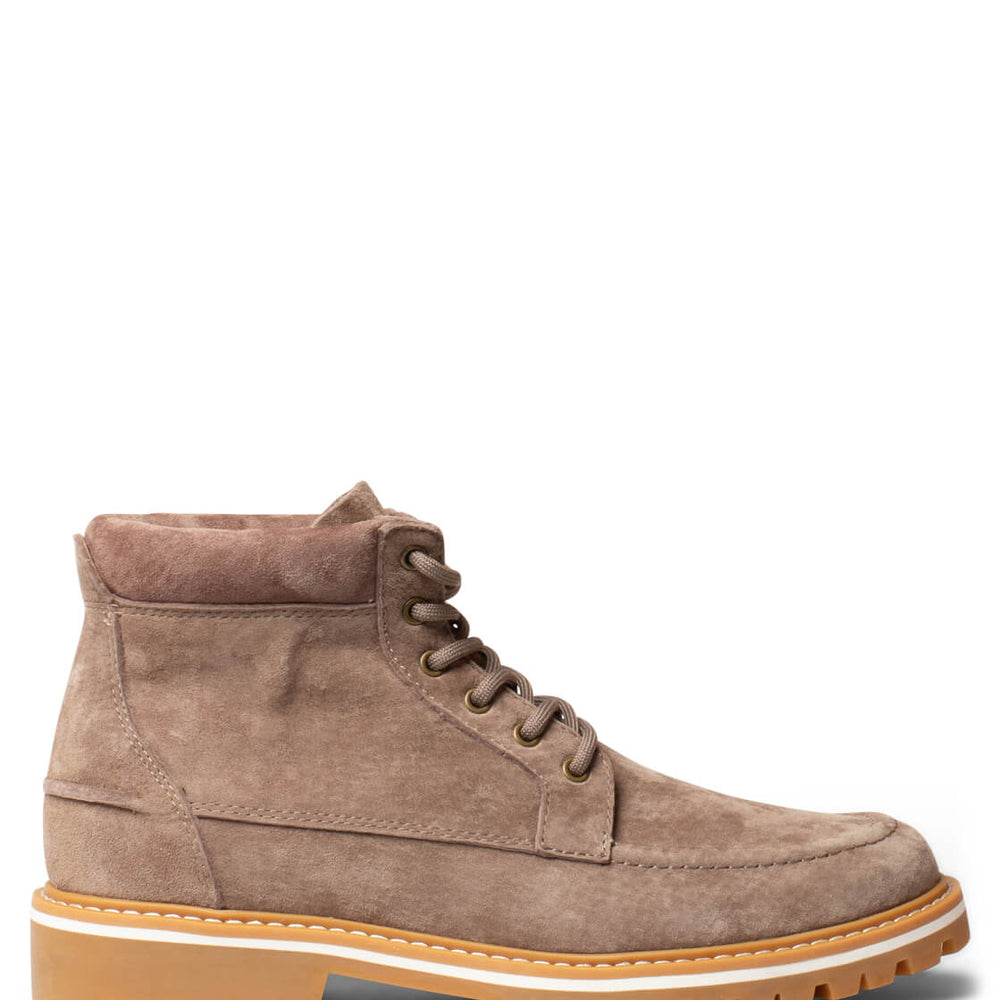 Clae Shoes Romare Leather brown portabella suede