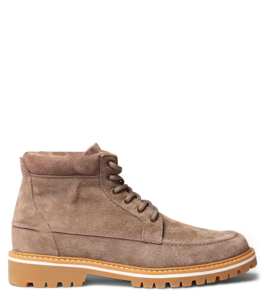 Clae Shoes Romare Leather brown portabella suede