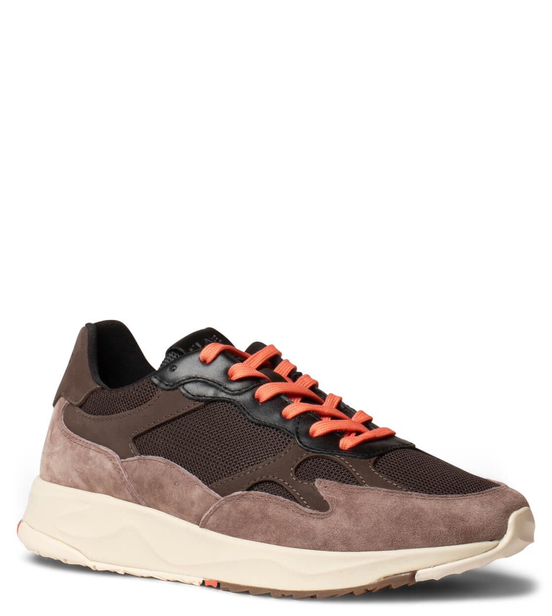 Clae Shoes Zuma Leather brown deep taupe java black camellia