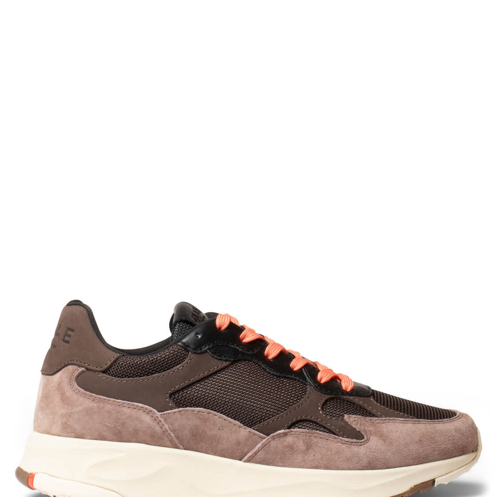 Clae Shoes Zuma Leather brown deep taupe java black camellia