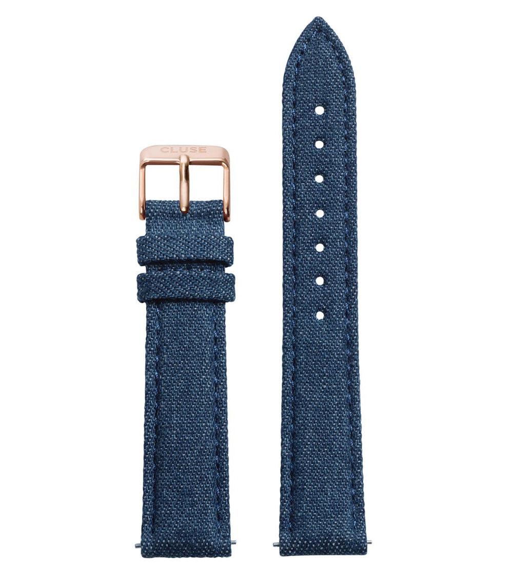 Cluse Strap La Boheme blue denim/rose gold