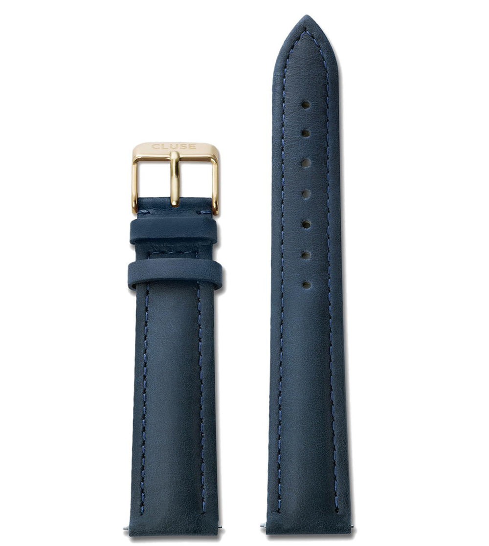Cluse Strap La Boheme blue petrol/gold