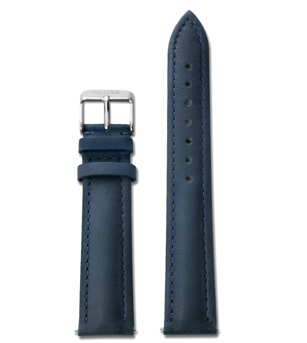 Cluse Strap La Boheme blue petrol/silver