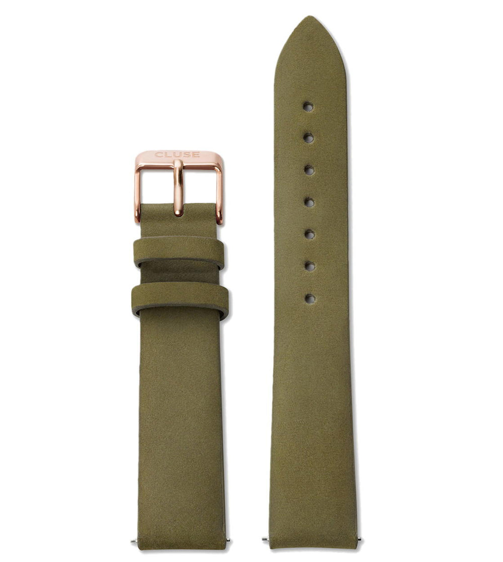 Cluse Strap La Boheme green olive/rose gold