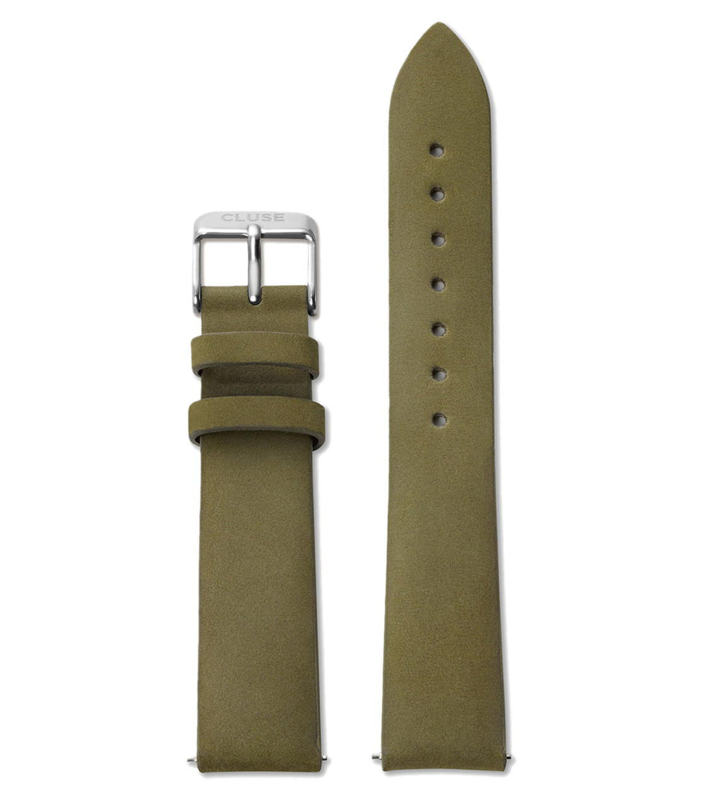 Cluse Strap La Boheme green olive/silver