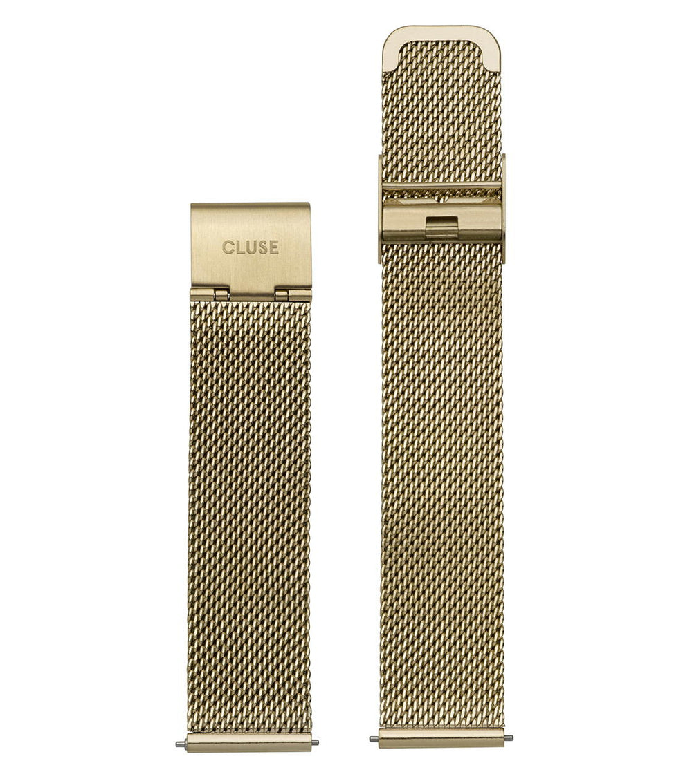 Cluse Strap Minuit Mesh gold