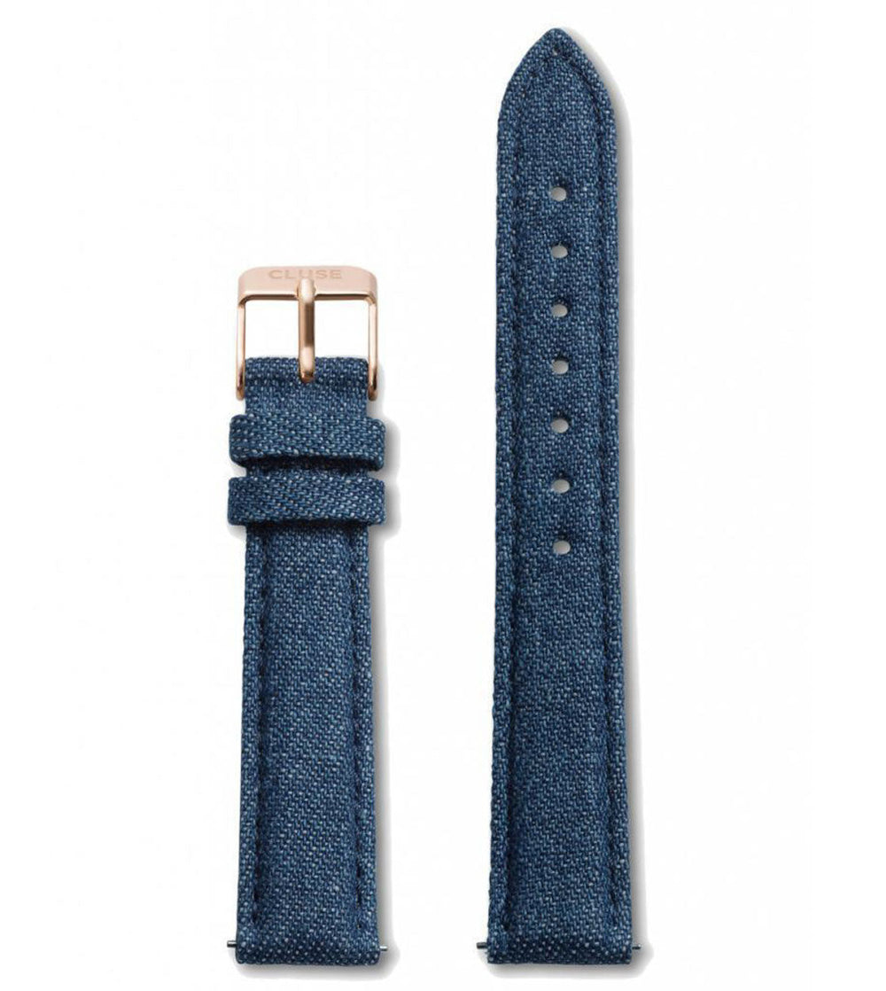 Cluse Strap Minuit blue denim/rosegold