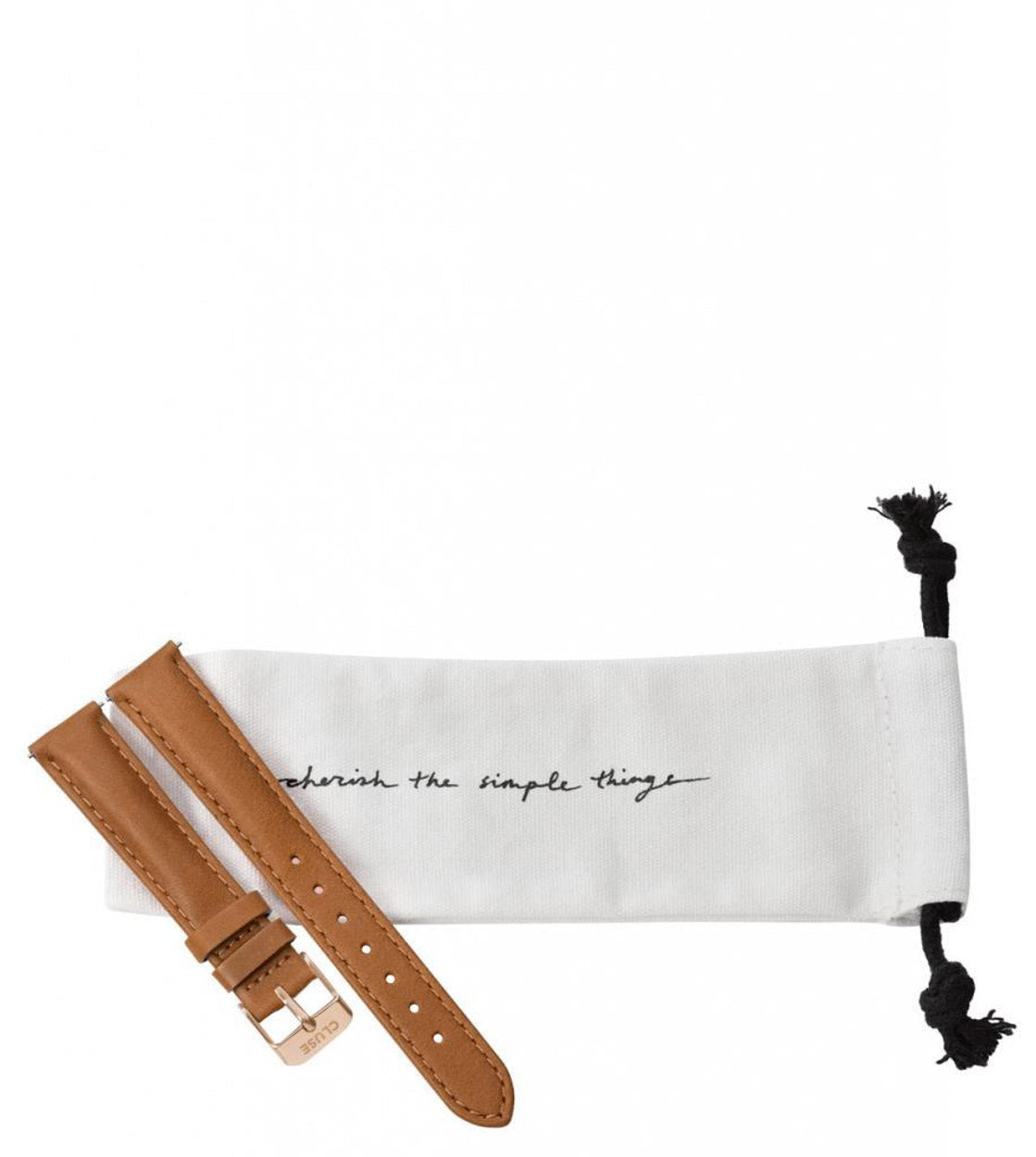 Cluse Strap Minuit brown caramel/rosegold