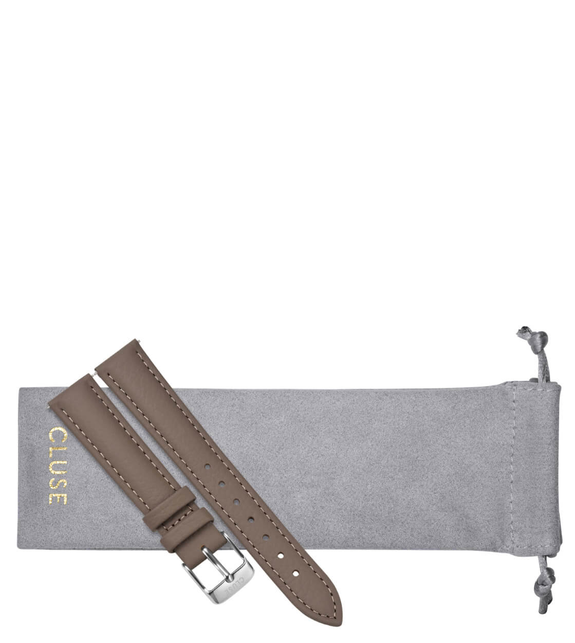 Cluse Strap Minuit grey taupe/silver