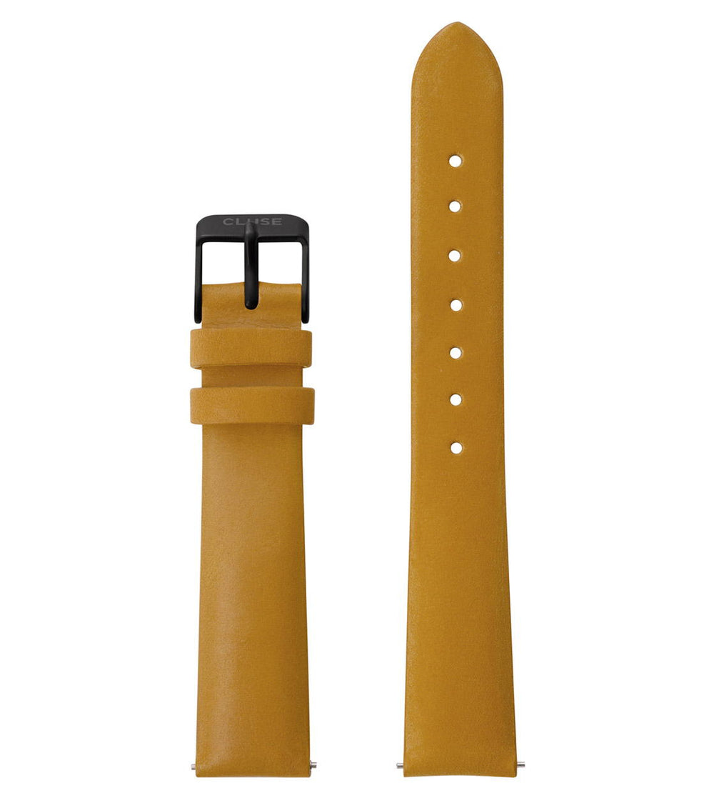 Cluse Strap Minuit yellow mustard/black full