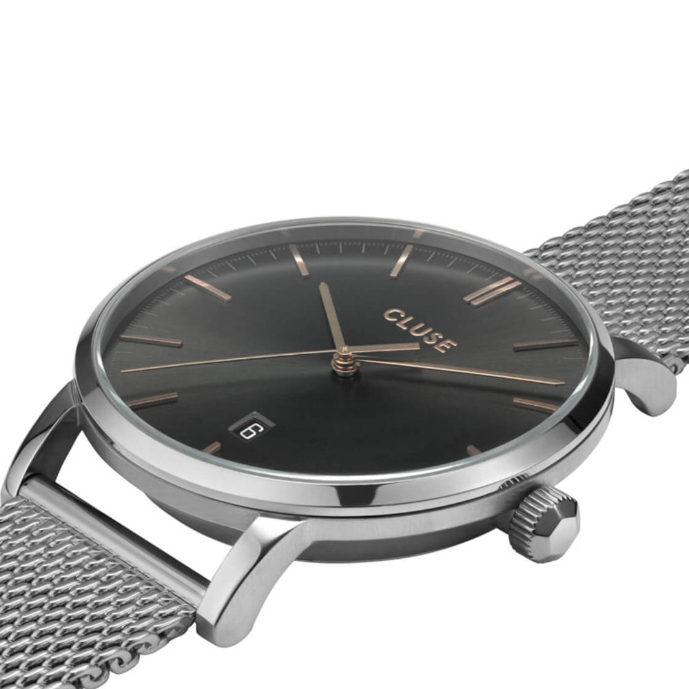 
                      
                        Cluse Watch Aravis Mesh silver/dark grey silver
                      
                    