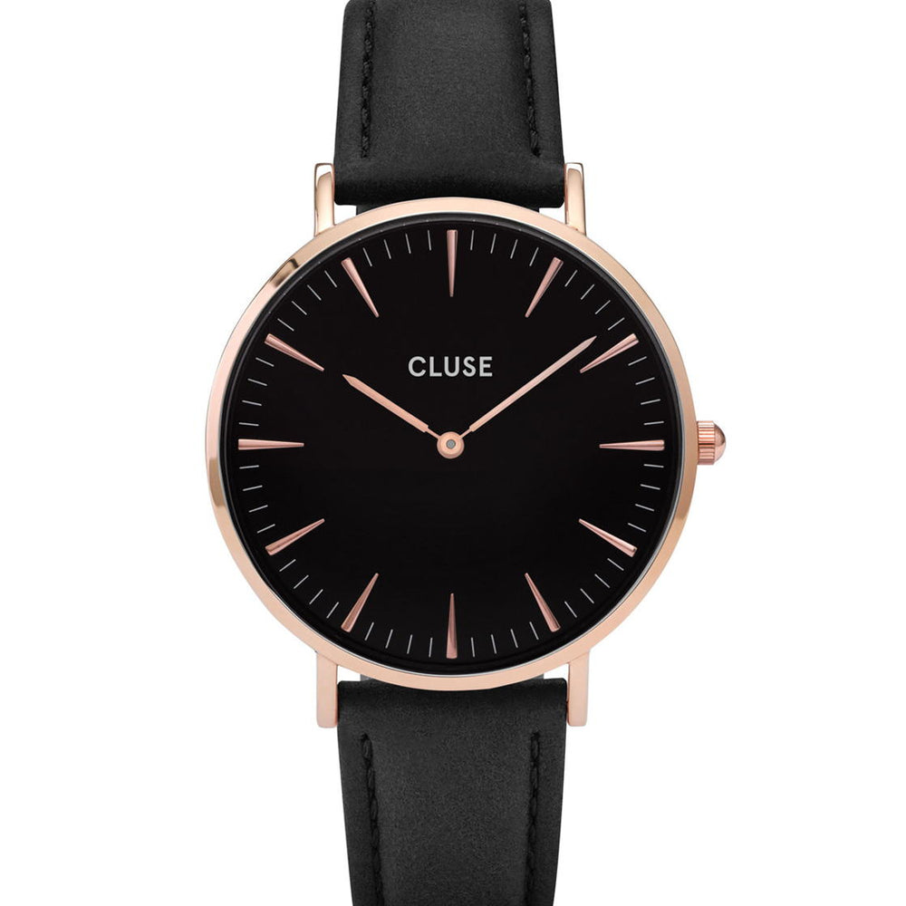 
                      
                        Cluse Watch La Boheme black/black rose gold
                      
                    