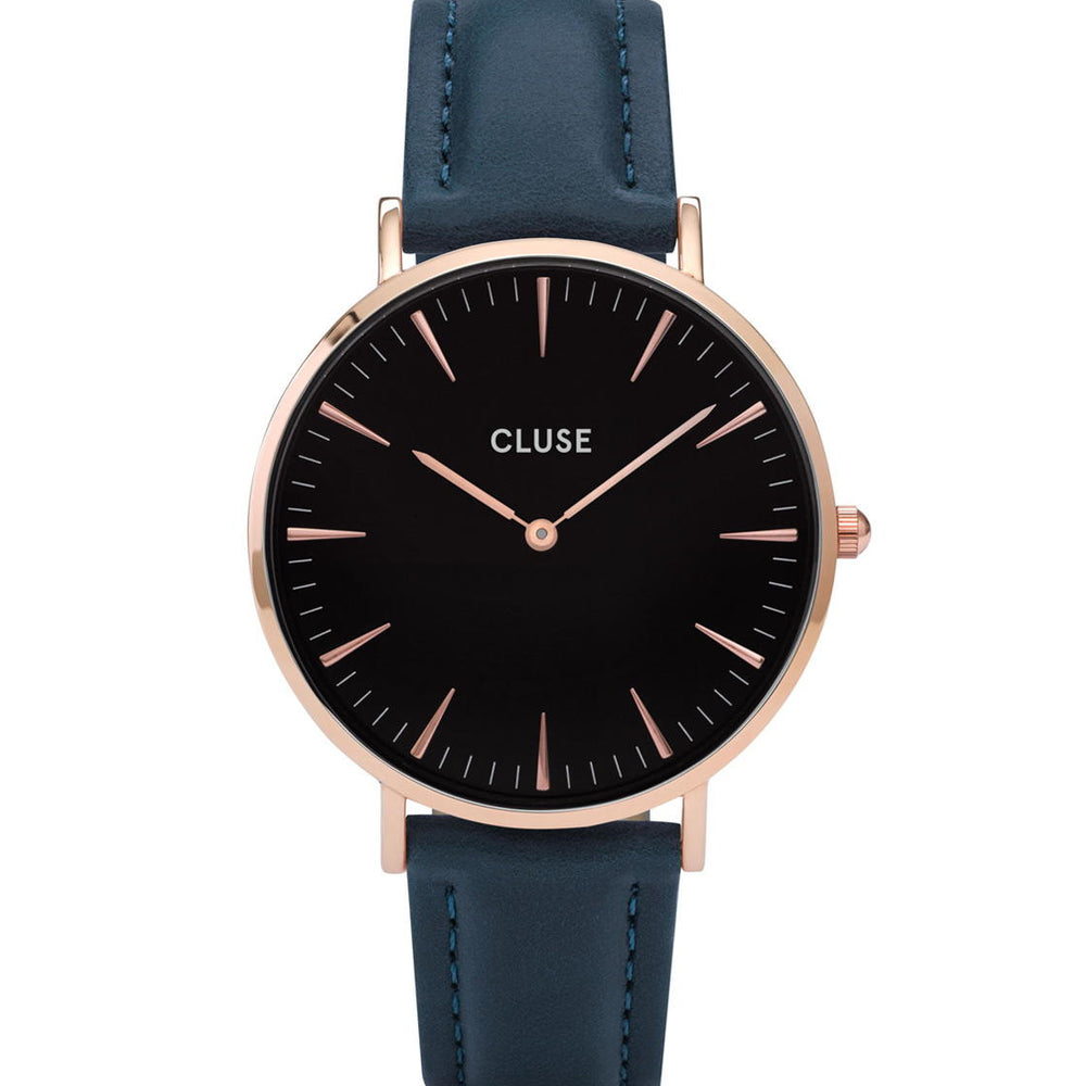 
                      
                        Cluse Watch La Boheme blue petrol/black rose gold
                      
                    