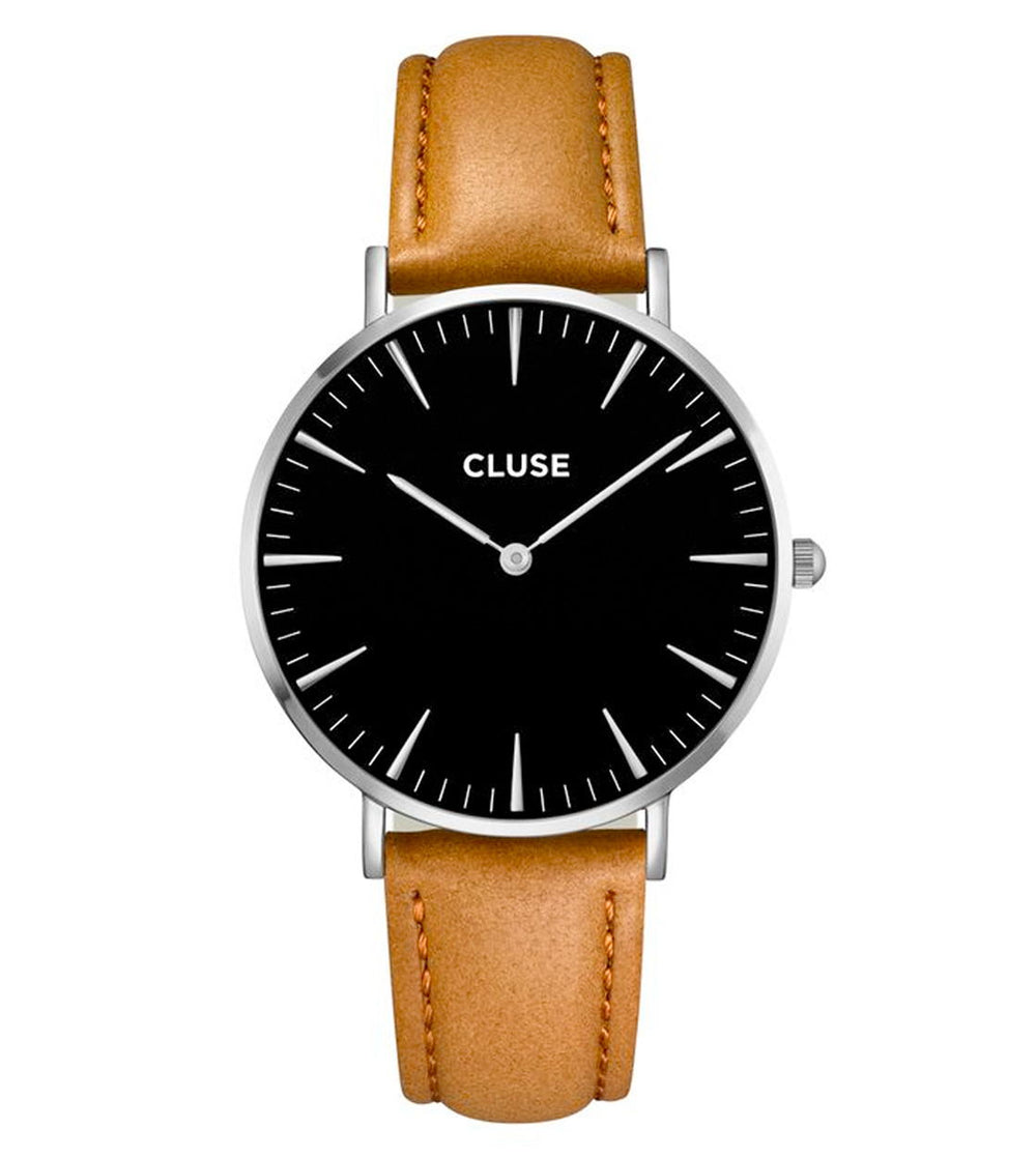 Cluse Watch La Boheme brown caramel/black silver