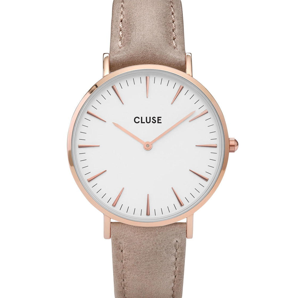 
                      
                        Cluse Watch La Boheme brown hazelnut/white rose gold
                      
                    