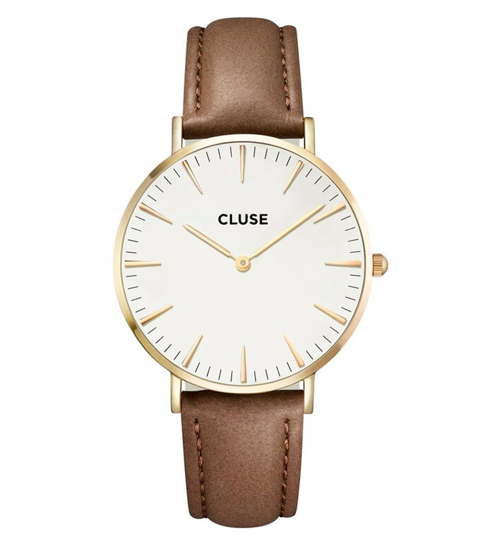 Cluse Watch La Boheme brown/white gold