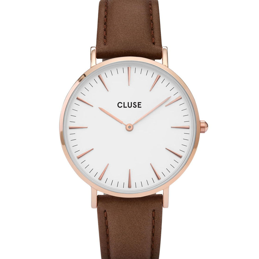 
                      
                        Cluse Watch La Boheme brown/white rose gold
                      
                    