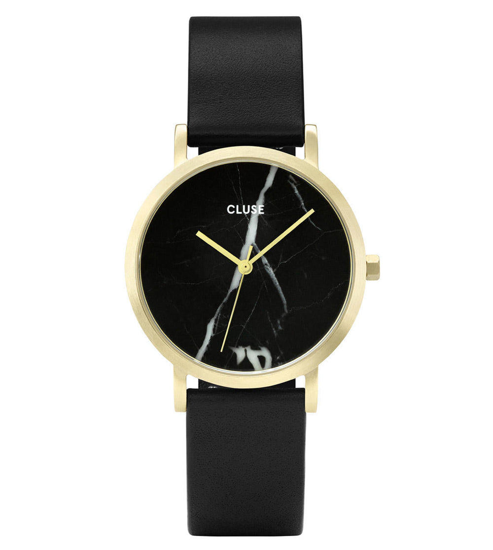 Cluse Watch La Roche Petite black/black marble gold