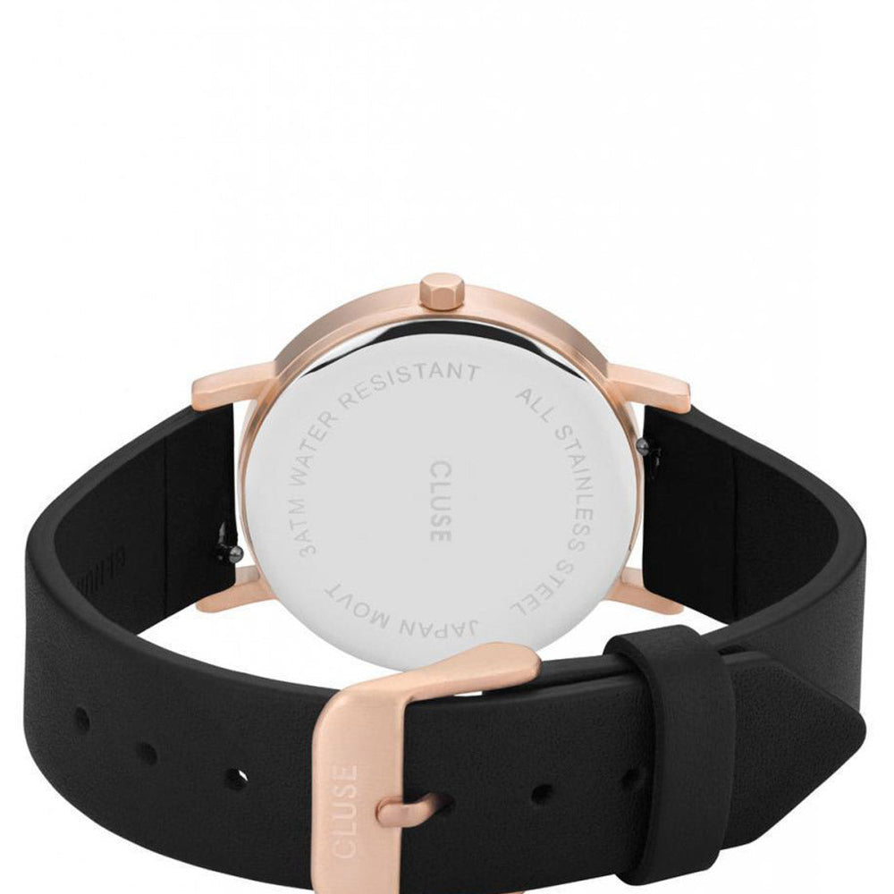 Cluse Watch La Roche Petite black/black marble rosegold