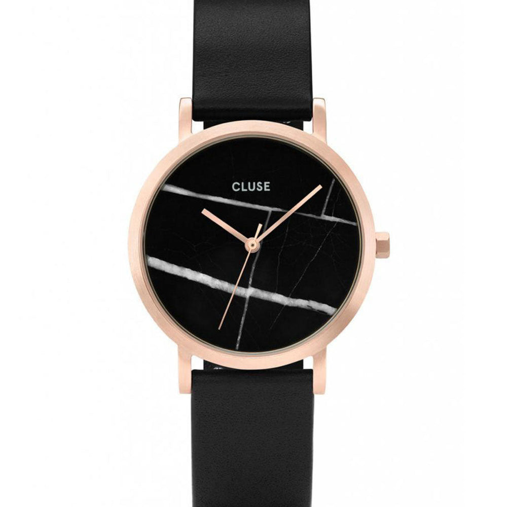 Cluse Watch La Roche Petite black/black marble rosegold