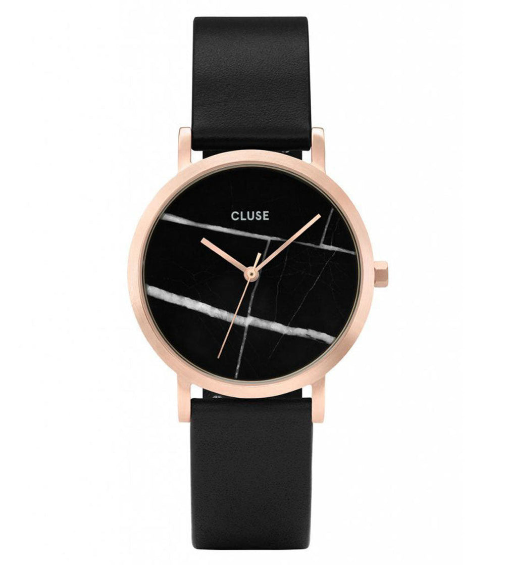 Cluse Watch La Roche Petite black/black marble rosegold