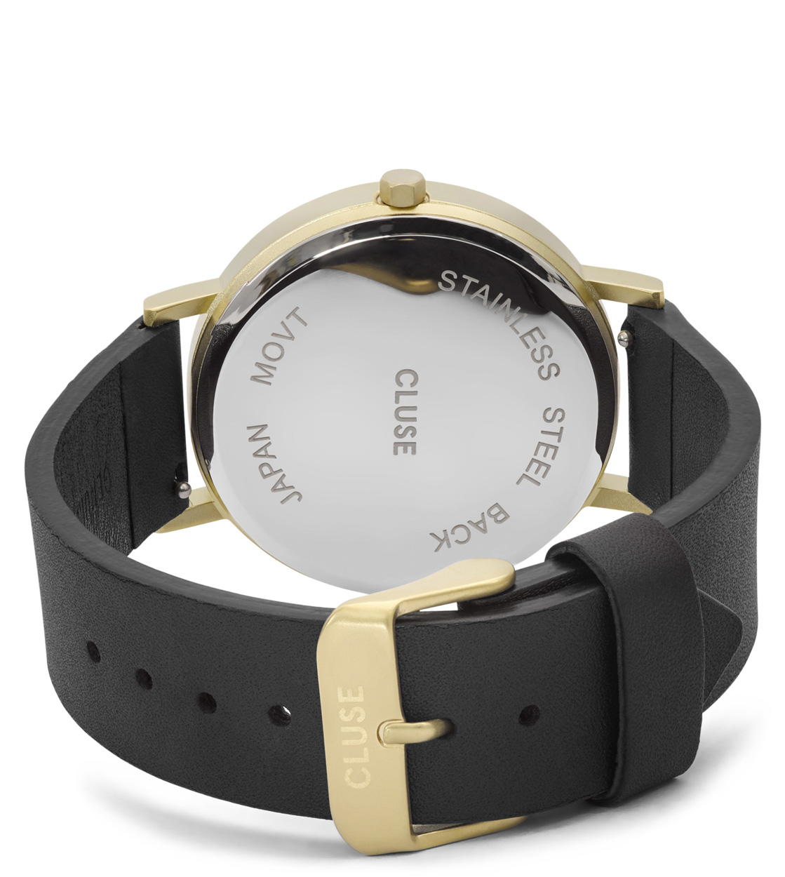 Cluse Watch La Roche black/black marble gold