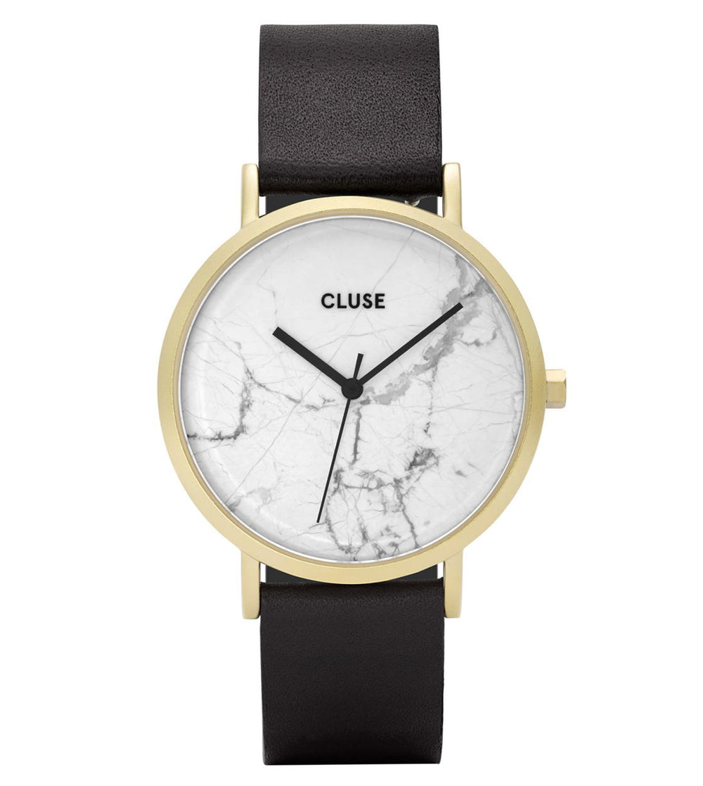 Cluse Watch La Roche black/white marble gold