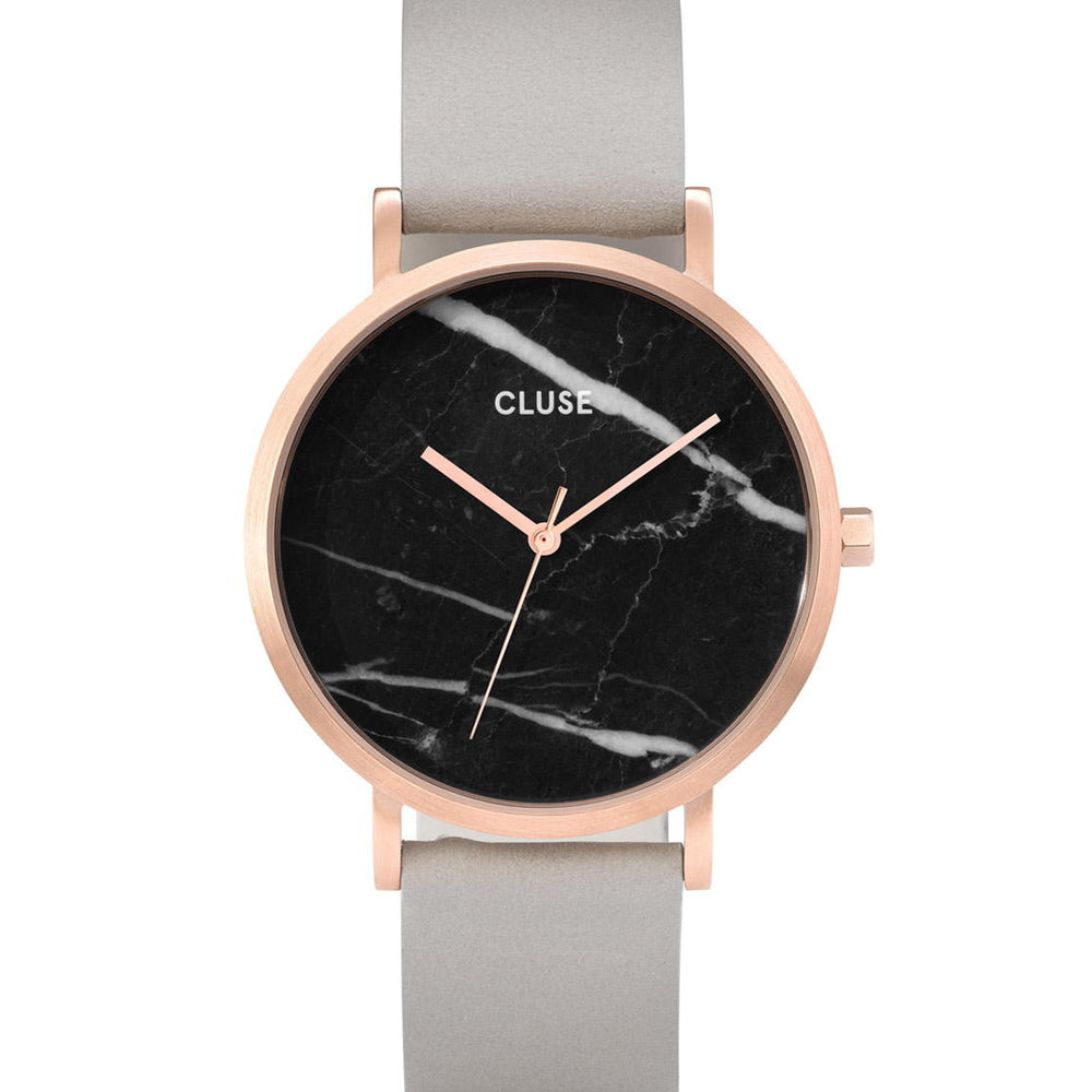 Cluse Watch La Roche grey/black marble rosegold