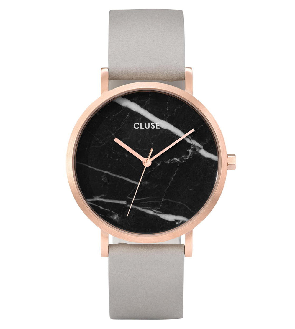 Cluse Watch La Roche grey/black marble rosegold