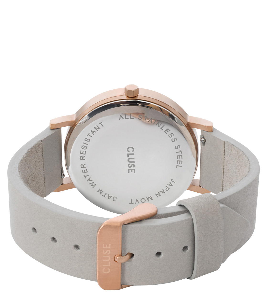 Cluse Watch La Roche grey/white marble rosegold