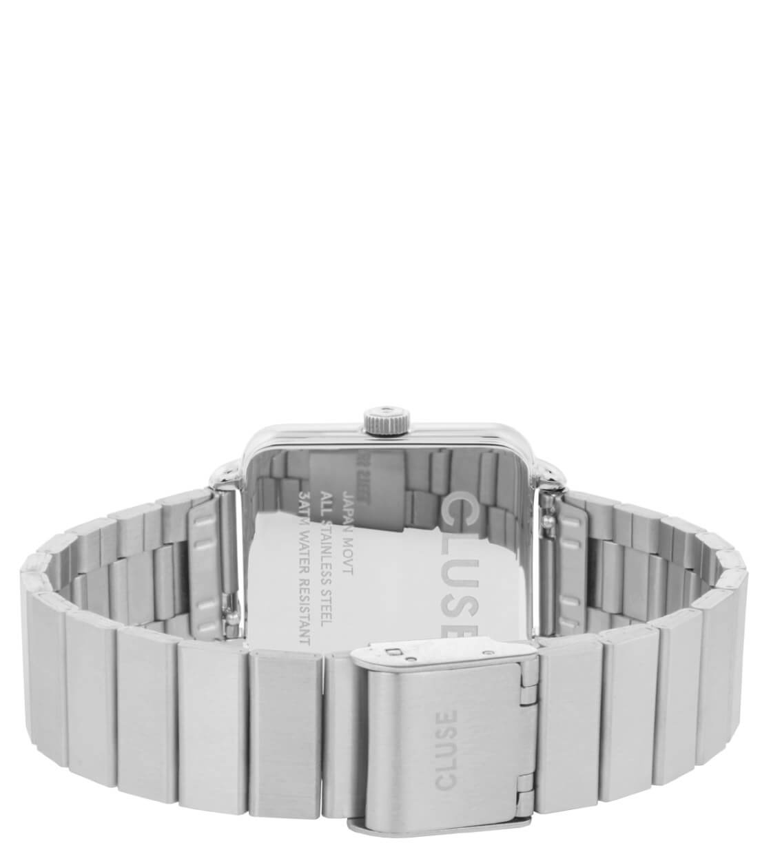 Cluse Watch La Tetragone 1-Link silver/white silver