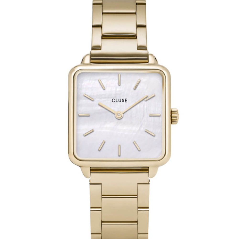 
                      
                        Cluse Watch La Tetragone 3-Link gold/white pearl
                      
                    