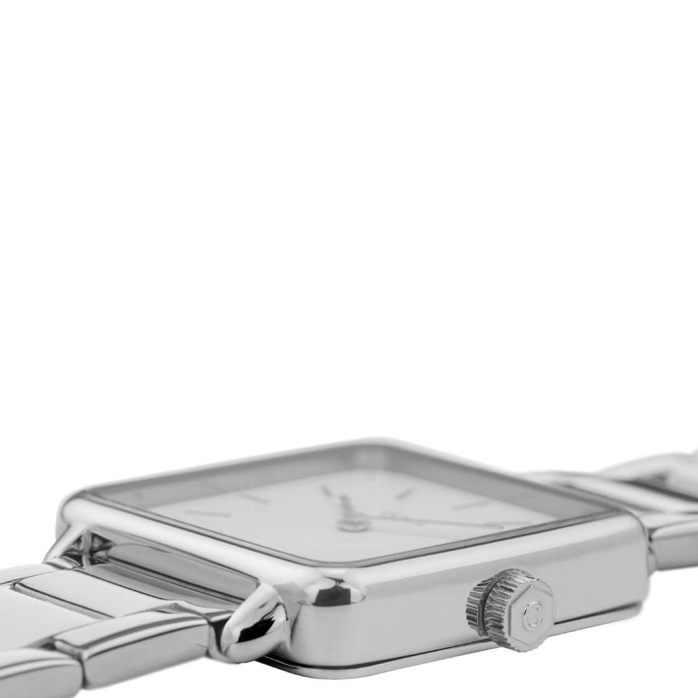 
                      
                        Cluse Watch La Tetragone 3-Link silver/white pearl silver
                      
                    
