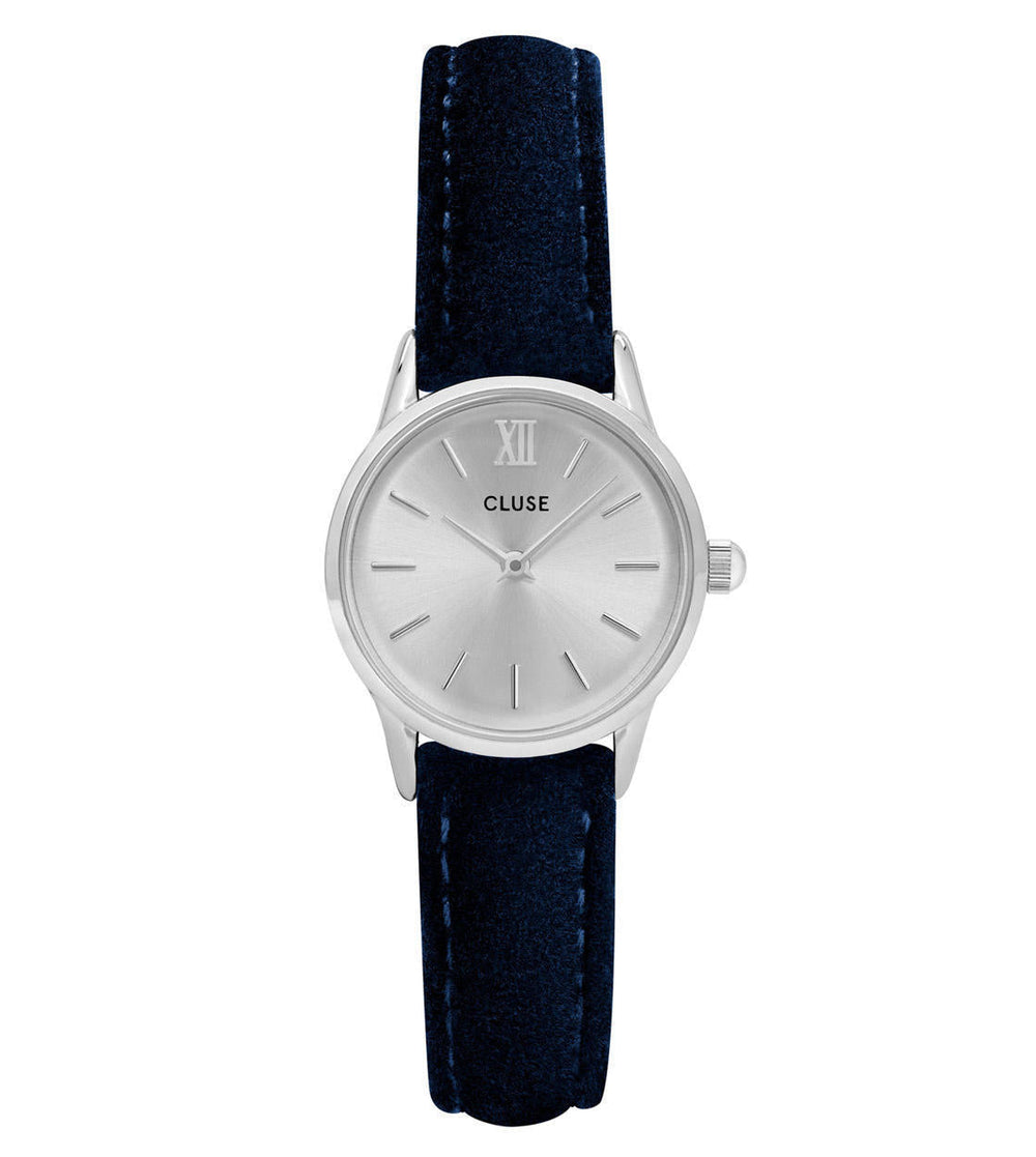 Cluse Watch La Vedette blue velvet/silver