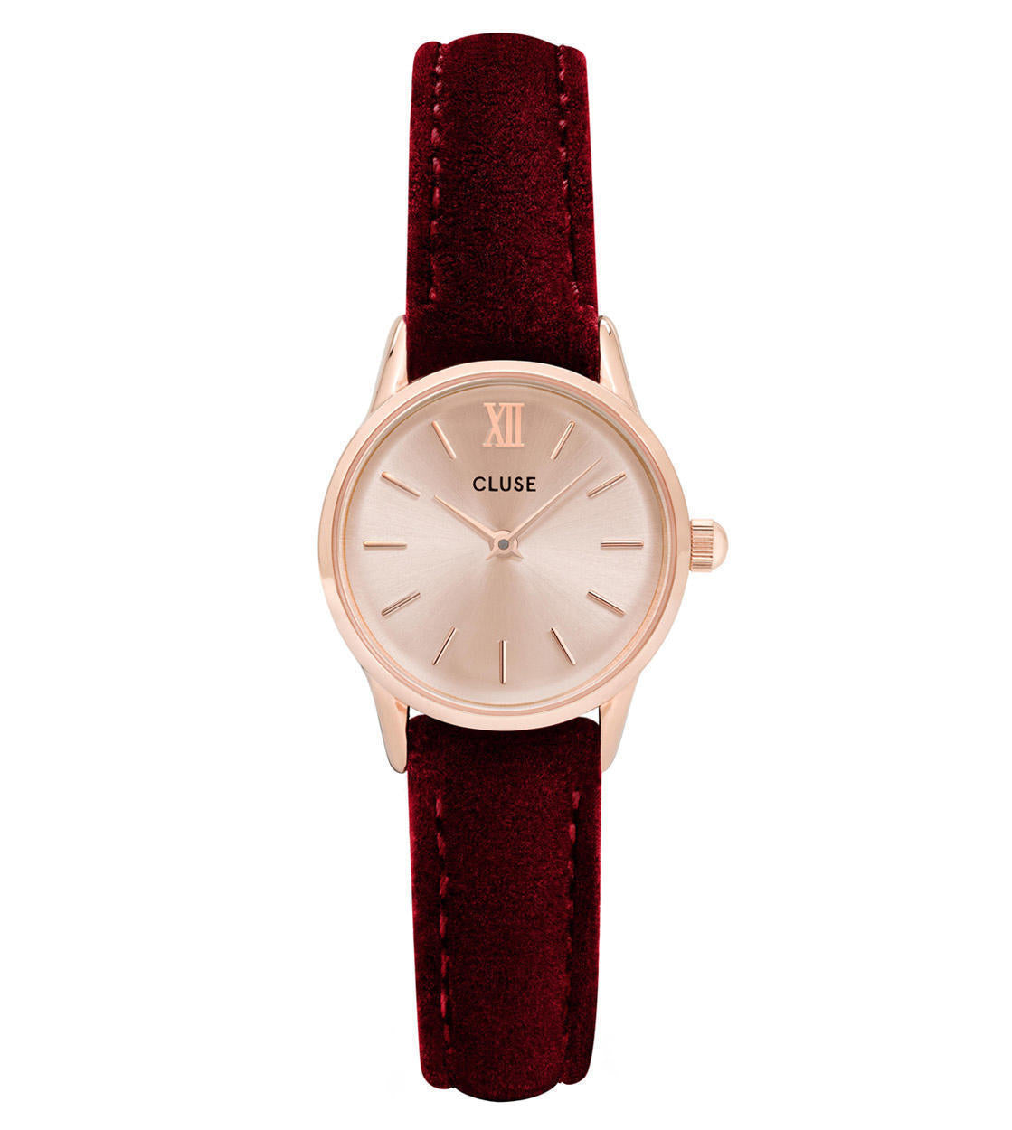 Cluse Watch La Vedette red velvet/rosegold