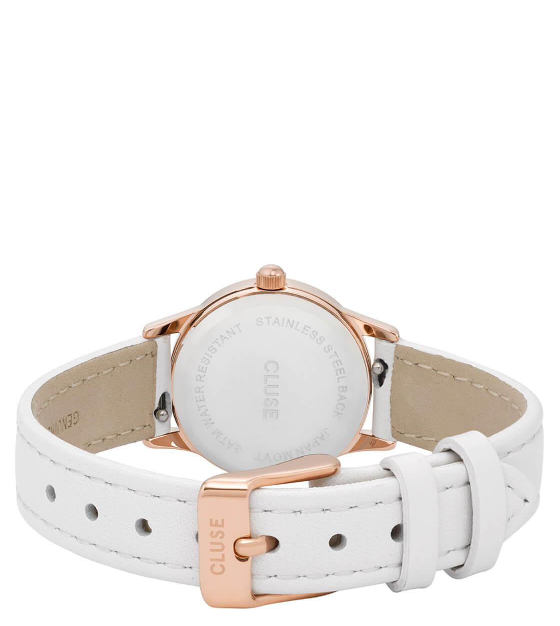 Cluse Watch La Vedette white/white rose gold