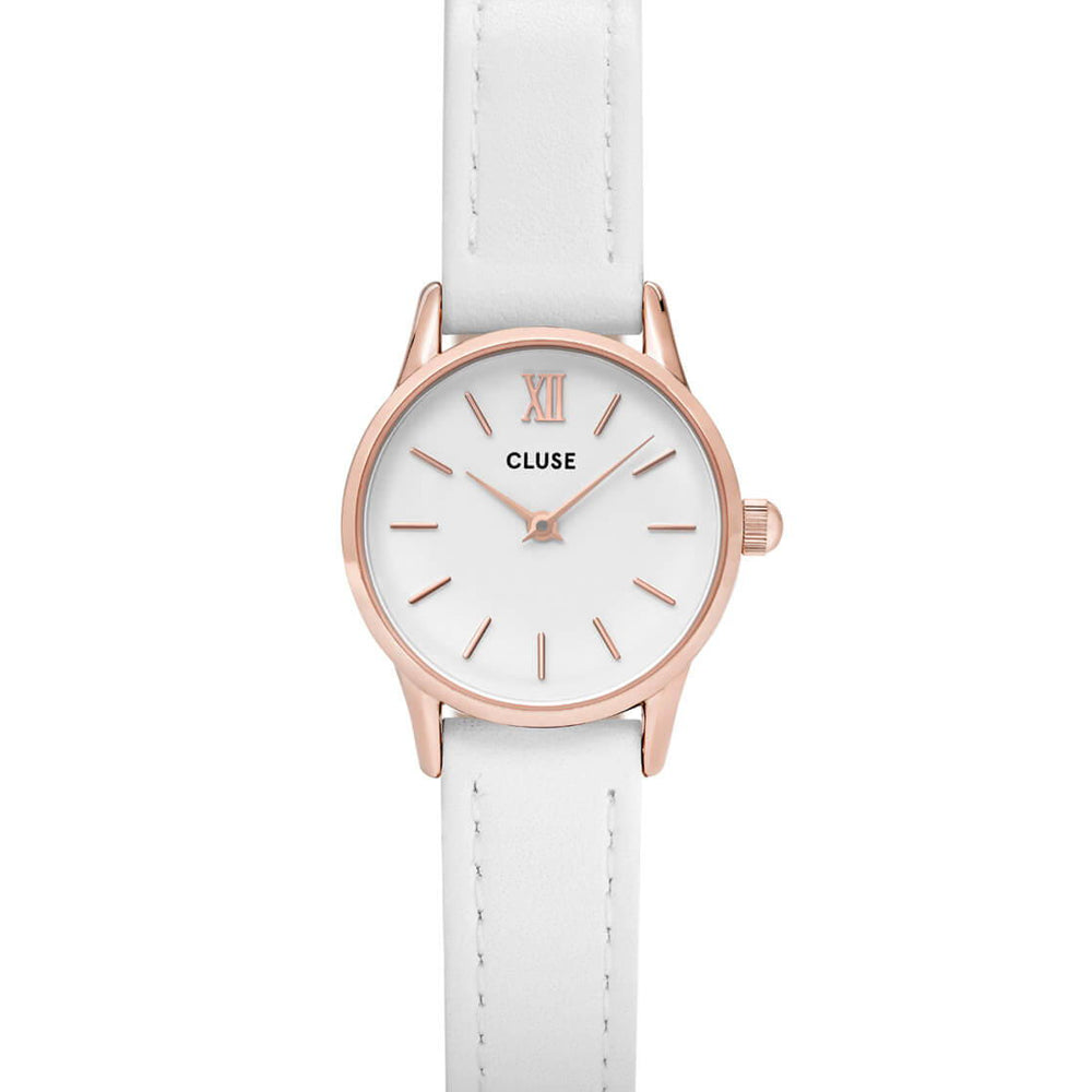 Cluse Watch La Vedette white/white rose gold