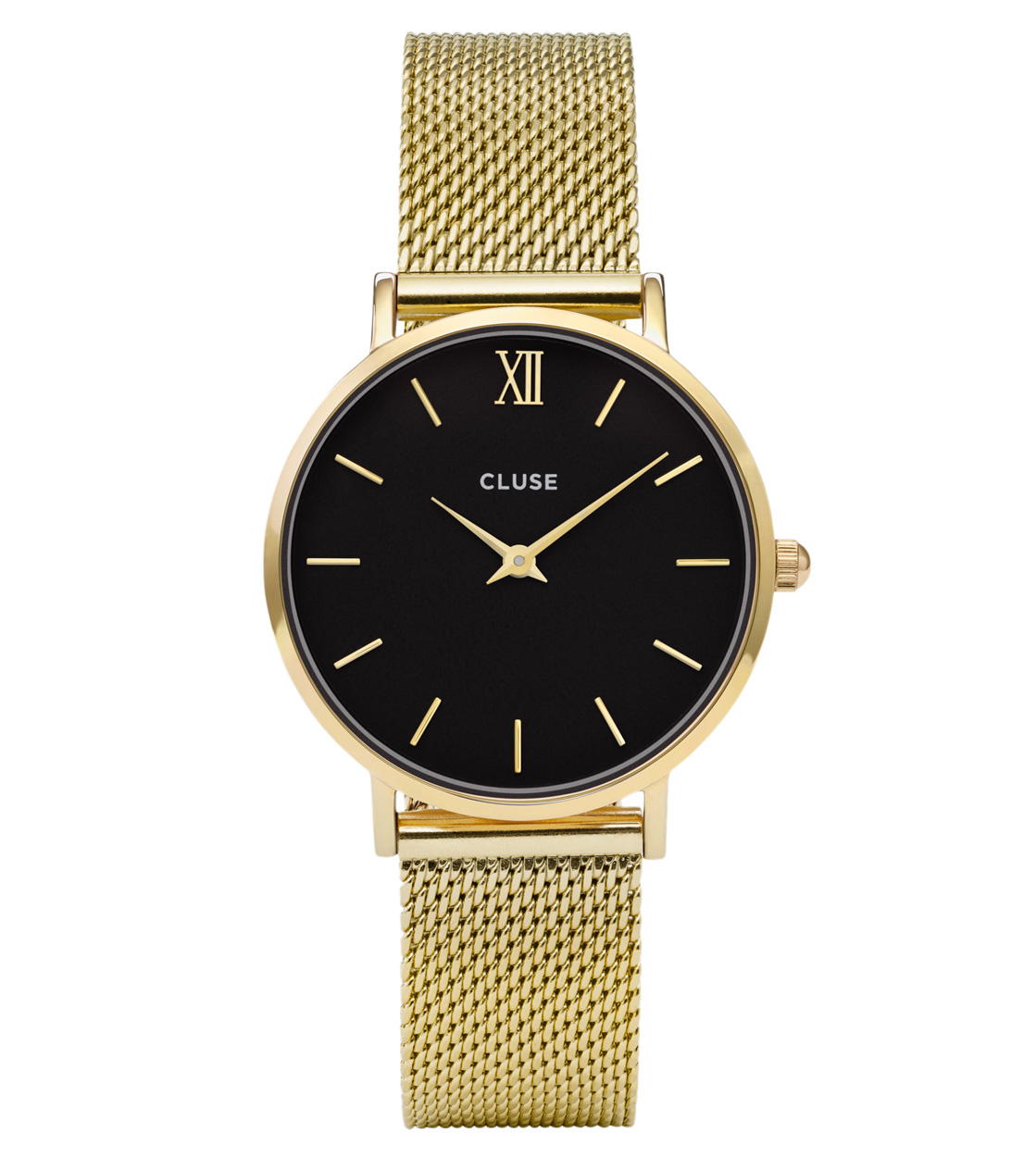 Cluse Watch Minuit Mesh gold/black mesh