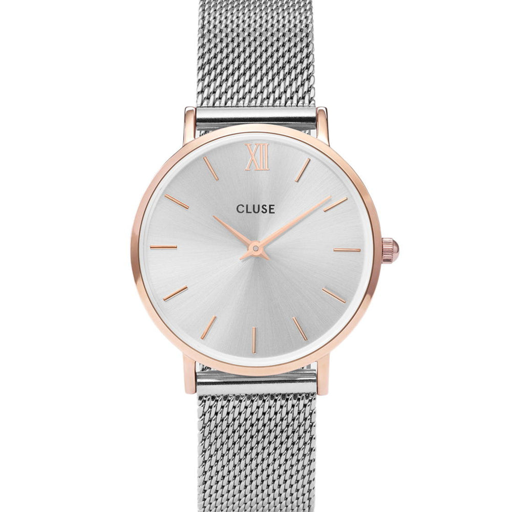 
                      
                        Cluse Watch Minuit Mesh silver/silver rose gold
                      
                    