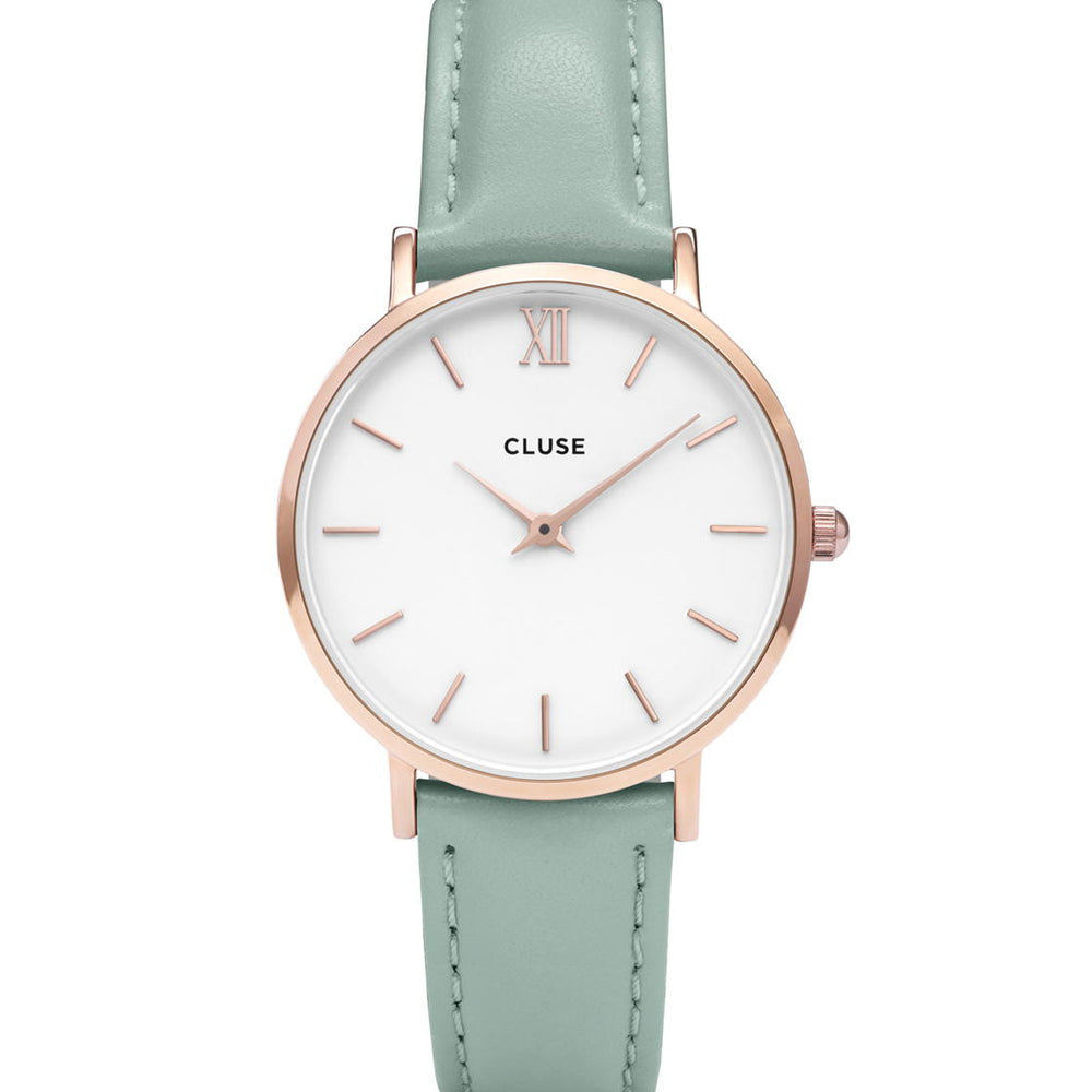 
                      
                        Cluse Watch Minuit green pastel mint/white rose gold
                      
                    