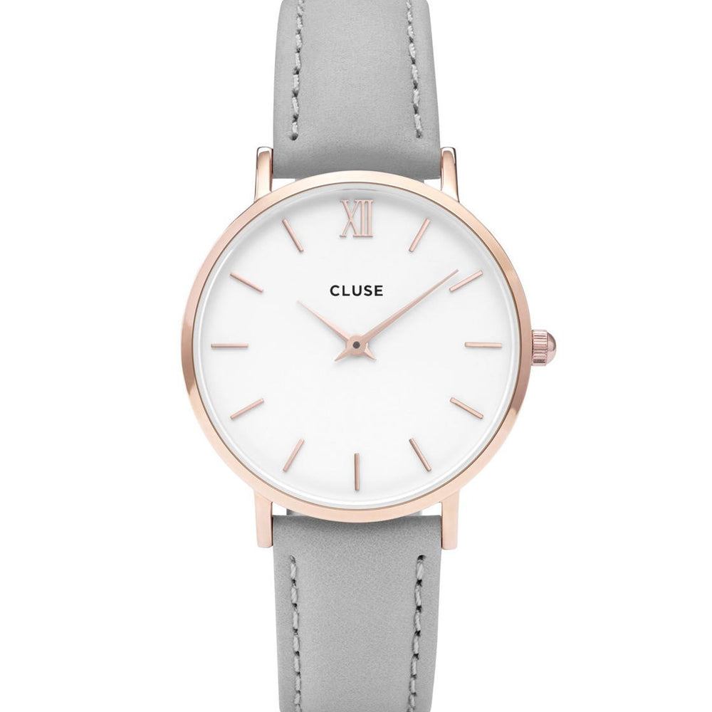
                      
                        Cluse Watch Minuit grey/white rose gold
                      
                    