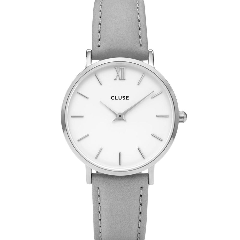 
                      
                        Cluse Watch Minuit grey/white silver
                      
                    