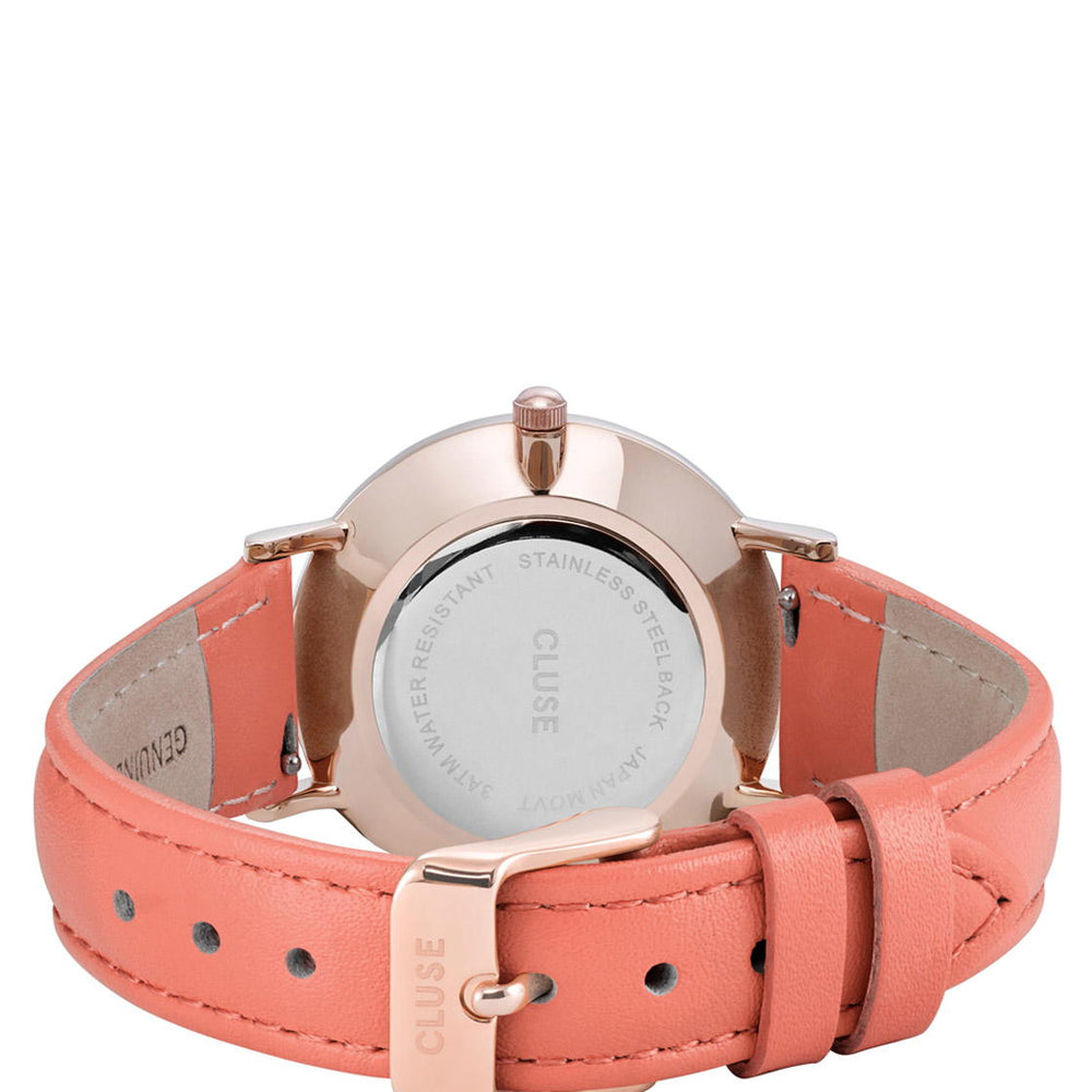 
                      
                        Cluse Watch Minuit orange flamigo/white rosegold
                      
                    