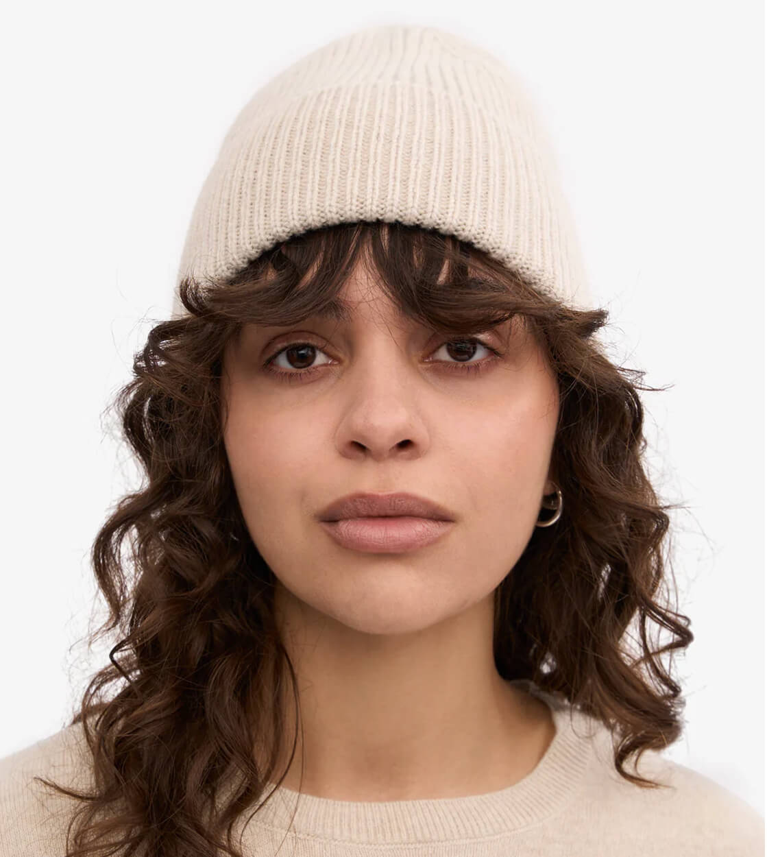 Colorful Standard Beanie Merino Wool beige ivory white